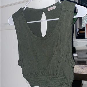 Junior Girls Shirt Crop Cut